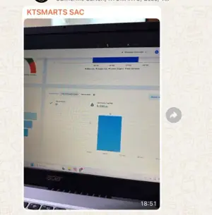 Print enviado por KT Smarts: R$ 5.330 em um dia